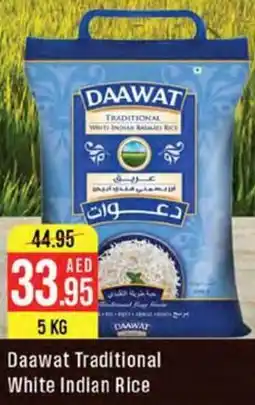 West Zone Supermarket Daawat Traditional White Indian Rice offer