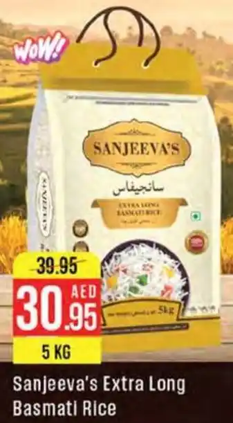 West Zone Supermarket Sanjeeva's Extra Long Basmati Rice offer