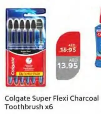 West Zone Supermarket Colgate Super Flexi Charcoal Toothbrush x6 offer