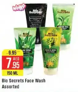 West Zone Supermarket Bio Secrets Face Wash Assorted offer