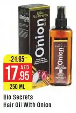 West Zone Supermarket Bio Secrets Hair Oil With Onion offer