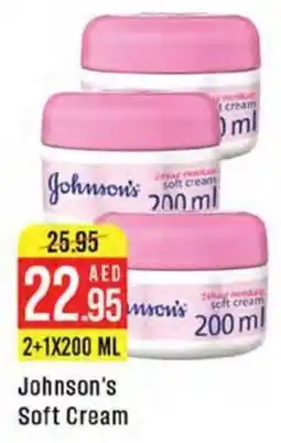 West Zone Supermarket Johnson's Soft Cream offer