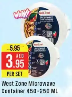 West Zone Supermarket West Zone Microwave Container offer