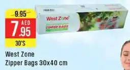 West Zone Supermarket West Zone Zipper Bags offer