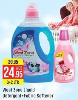 West Zone Supermarket West Zone Liquid Detergent + Fabric Softener offer