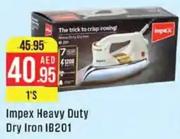 West Zone Supermarket Impex Heavy Duty Dry Iron IB201 offer