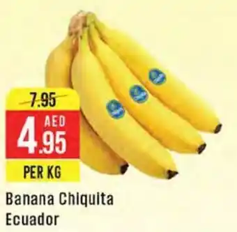 West Zone Supermarket Banana Chiquita Ecuador offer