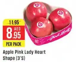 West Zone Supermarket Apple Pink Lady Heart Shape (3's) offer