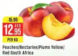 West Zone Supermarket Peaches, Nectarine, Plums Yellow, Red South Africa offer