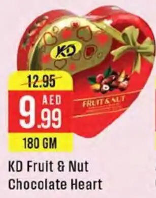 West Zone Supermarket KD Fruit & Nut Chocolate Heart offer