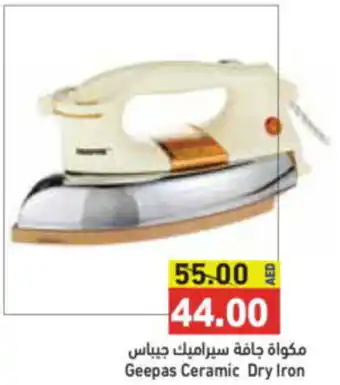 Aswaq Ramez Geepas Ceramic Dry Iron offer