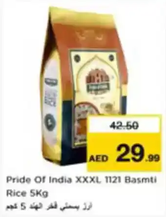 Nesto Pride Of India XXXL 1121 Basmti Rice offer