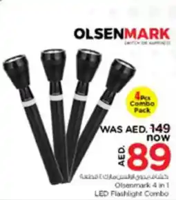 Nesto Olsenmark 4 in 1 LED Flashlight Combo offer