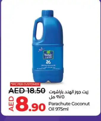 Lulu Hypermarket PARACHUTE Coconut Oil offer