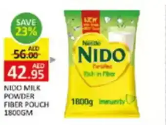 Al Madina Nido milk powder fiber pouch offer