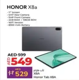 Lulu Hypermarket Honor Tab X8a offer