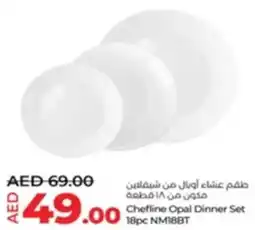 Lulu Hypermarket Chefline Opal Dinner Set NM188T offer