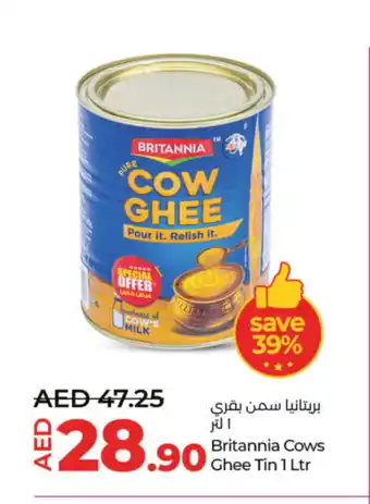 Lulu Hypermarket BRITANNIA Ghee offer