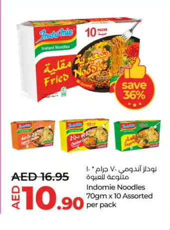 Lulu Hypermarket INDOMIE Noodles offer