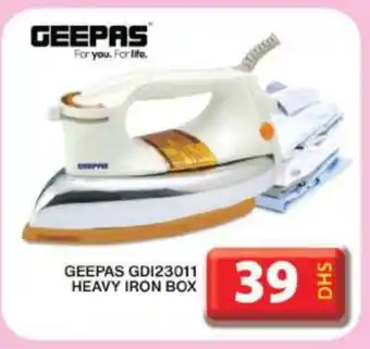 Grand Hyper Market GEEPAS Ironbox offer