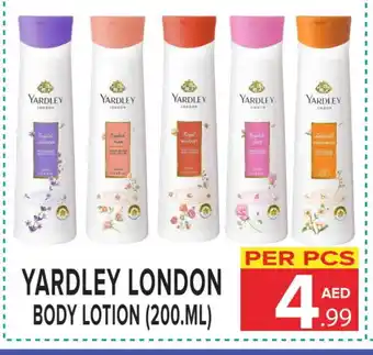 Day Star Department Store YARDLEY Body Lotion & Cream offer