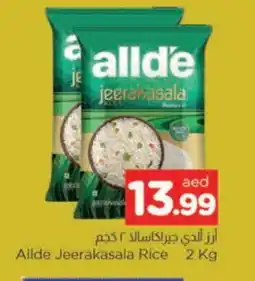 Al Madina ALLDE Jeerakasala Rice offer