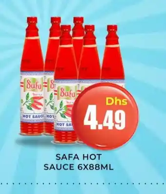 Meena Al Madina Hypermarket SAFA Hot Sauce offer