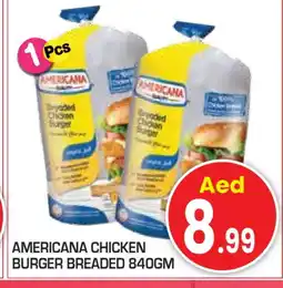 Baniyas Spike Hypermarket AMERICANA Chicken Burger offer