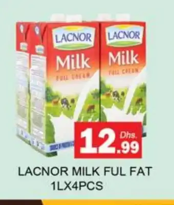 Zain Hypermarket LACNOR Full Cream Milk offer