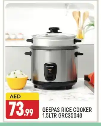 Al Madina GEEPAS Rice Cooker offer