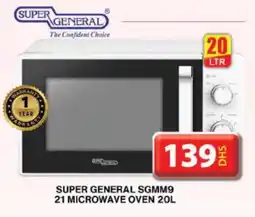 Grand Hyper Market SUPER GENERAL Microwave Oven offer