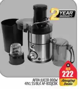 Pasons AFRA Juicer offer