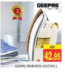 Pasons GEEPAS Ironbox offer