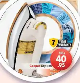 Pasons GEEPAS Ironbox offer