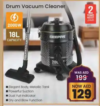 Nesto GEEPAS Vacuum Cleaner offer