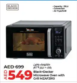 Lulu Hypermarket BLACK+DECKER Microwave Oven offer