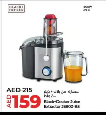 Lulu Hypermarket BLACK+DECKER Juicer offer