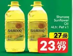 Mango Hypermarket LLC SHUROOQ Sunflower Oil offer