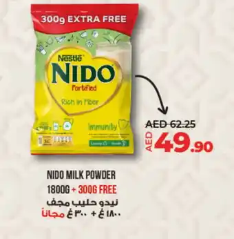 Lulu Hypermarket NIDO Milk Powder offer