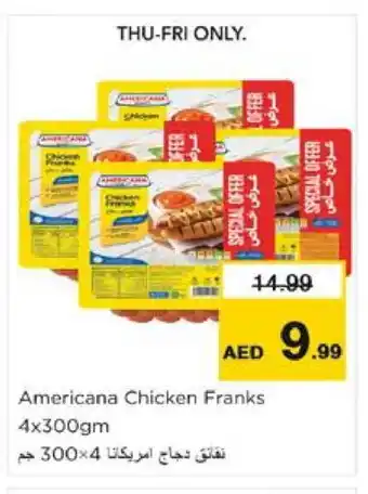 Nesto AMERICANA Chicken Franks offer