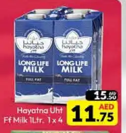 Mango Hypermarket LLC HAYATNA Long Life / UHT Milk offer