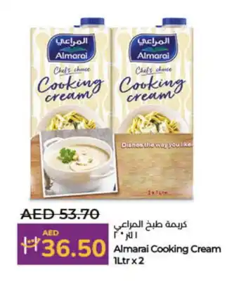 Lulu Hypermarket ALMARAI Whipping / Cooking Cream offer