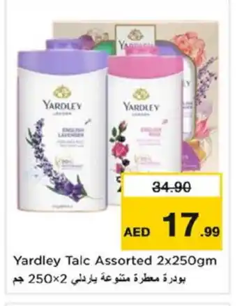 Nesto YARDLEY Talcum Powder offer