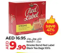 Lulu Hypermarket RED LABEL Tea Bags offer