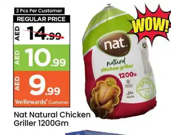 Mark & Save NAT Frozen Whole Chicken offer