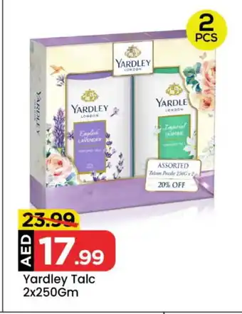 Mark & Save YARDLEY Talcum Powder offer