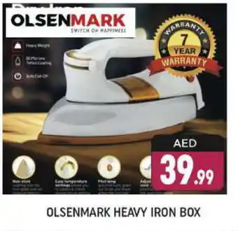 Shaklan OLSENMARK Ironbox offer