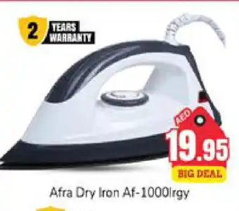 Pasons AFRA Ironbox offer