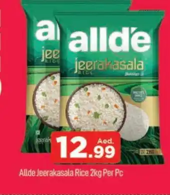 Al Madina ALLDE Jeerakasala Rice offer