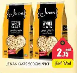 Pasons JENAN Oats offer
